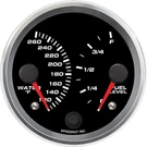 Speedhut R3-DG3-REV 3-3/8" Dual Gauge, Water Temp/fuel. Fixed Price $185.08.