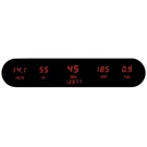 Summit Gauge Kit Digital Fuel Level Speedometer Oil Psi Voltmeter Water. Fixed Price $398.99.