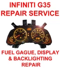 Infiniti G35X 2005-2007 Instrument Gauge Cluster Repair. Fixed Price $139.00.