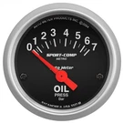 Autometer 3327-M Gauge Oil Pressure 1/16" Bar Electric Sport-comp. Fixed Price $130.96.