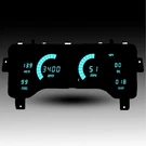 Intellitronix Teal Led Digital Gauge Cluster Set For 97-2006 Jeep Tj. Fixed Price $507.05.