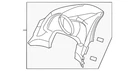 Genuine Honda Cluster Visor 77200-SZT-A01ZC. Fixed Price $149.38.