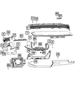Genuine Mopar Instrument Cluster Bezel 7TE84TX7AA. Fixed Price $16.43.
