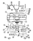 Genuine Mopar Instrument Cluster Bezel 5LD86LW9AB. Fixed Price $22.61.