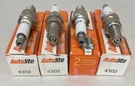 4-AUTOLITE Copper Standard Spark Plugs 4302-CR9EK / #S861. Fixed Price $18.41.