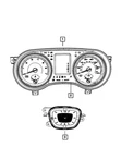 Genuine Mopar Instrument Cluster Mask 68149017AA. Fixed Price $73.69.