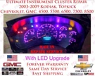 03-09 Topkick / Kodiak Instrument Cluster Ultimate Repair Service Chevrolet Gmc. Fixed Price $249.99.
