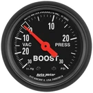 Auto Meter 2614 Gauge Vac/boost 1/16" 30INHG-30PSI Mechanical Z-series. Fixed Price $103.25.