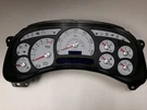 03-06 Custom White Escalade Complete Ipc Cluster Fits Gmc Sierra Yukon Denali Rs. Fixed Price $300.00.