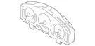 Genuine Mazda Cluster Assembly LE49-55-430. Fixed Price $1420.79.