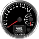 Speedhut R4-DS13-REV 4" Dual Gauge, 120 Mph SPEEDO/12K Tach. Fixed Price $378.60.