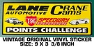 Lane Automotive I-96 Speedway Vintage Original Vinyl Decal Sticker Racing. Fixed Price $10.21.