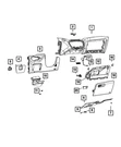 Genuine Mopar Instrument Panel Bezel 1UH77HL1AD. Fixed Price $140.70.