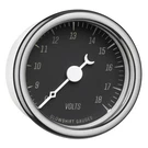 Glowshift Black Classic Series 18V Voltmeter Voltage Vintage Gauge Kit. Fixed Price $62.99.