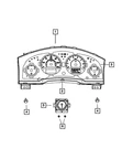 Genuine Mopar Instrument Cluster Lens 68030980AA. Fixed Price $81.96.
