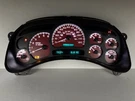 03-05 Silverado Speedometer Gauge Cluster W/ Trans Temp Red White Rebuilt. Fixed Price $299.95.