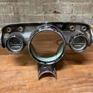 Vintage 1957 Dashboard Bezel For Chevy With Gasoline And Temperature Gauges. Fixed Price $200.00.