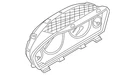 Genuine Bmw Instrument Cluster 62-10-5-A03-A00. Fixed Price $1281.77.