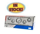 Stewart Warner 82226 - Classic Wings White Face 5 Gauge Mechanical Speedo Kit. Fixed Price $599.79.
