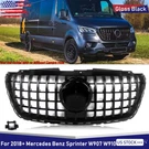 For 2018-2024 Mercedes Benz Sprinter 1500 2500 3500 W907 Front Bumper Grille Blk. Fixed Price $94.99.