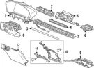 Genuine Honda Visor Assembly *NH900L* 77200-3A0-A01ZA. Fixed Price $33.76.
