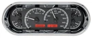 Dakota Digital Universal Oval Analog Gauges System Black Alloy Red VHX-1018-K-R. Fixed Price $945.25.