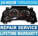 07+ Chevy Tahoe Silverado Speedometer Instrument Gauge Cluster *repair Service. Fixed Price $99.99.