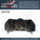 Toyota 4RUNNER Instrument Cluster Speedometer 2010 Oem 83800-35J60. Fixed Price $399.00.