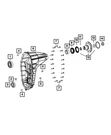 Genuine Mopar Rear Case Half 68212434AC. Fixed Price $787.51.