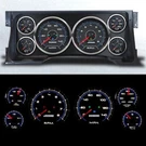 New Vintage 95103-05 Gauges Cfr Series Black/blue Face Red Pointer Ss Bezels Kit. Fixed Price $880.73.