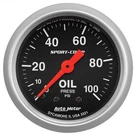Autometer 3321 Sport Comp Mechanical Oil Pressure Gauge Kit (0-100 Psi). Fixed Price $104.39.