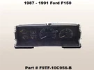 F9TF-10C956-B 1987 To 1991 Ford F150 Gas Speedometer Instrument Cluster Oem. Fixed Price $259.00.