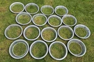 Lot Of 17 Vintage Trim Rings For Deep 14" Wheels Set Beauty Rally Rims. Fixed Price $229.00.