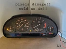 Pixels Damage Sold As Is!!! 01-03 Bmw E39 A/t Speedometer Instrument Cluster Oem. Fixed Price $99.90.