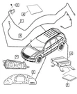 Genuine Mopar Instrument Panel Switch Pod 5082043AD. Fixed Price $29.21.