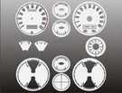 White Face Gauges 1967-1968 Ford Mustang. Fixed Price $27.99.