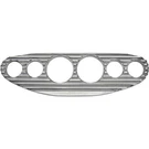 Speedway Finned Aluminum 6-GAUGE Dash Panel, 3-3/8 Inch. Fixed Price $157.99.