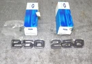 1975-1986 Ford E250 Econoline Van Nos '250' Fender Emblems Name Plates. Fixed Price $119.00.
