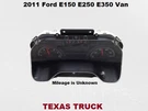 BC2T10849AD 2011 Ford E150 E250 E350 Van Gas Instrument Cluster Speedometer Oem. Fixed Price $99.00.