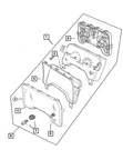 Genuine Mopar Cluster Cover 5018621AA. Fixed Price $27.25.