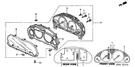 2001 Honda Civic Genuine Instrument Cluster Oem 04782-S5P-A11. Fixed Price $333.06.
