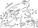 Genuine Nissan Instrument Cluster Bezel 68114-6GP0A. Fixed Price $107.95.