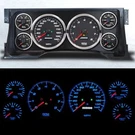 New Vintage 95102-01 Gauges Performance Ii Series Black Face Red Pointer Bezels. Fixed Price $880.73.