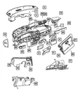 Genuine Mopar Instrument Panel Bezel SC38XTMAG. Fixed Price $28.22.