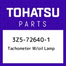 3Z5-72640-1 Tohatsu Tachometer W/oil Lamp 3Z5726401, New Genuine Oem Part. Fixed Price $452.39.