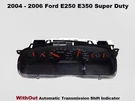 4C2F-10A855-AC 04 05 06 Ford E250 E350 Van Mph Instrument Cluster Speedometer. Fixed Price $159.00.