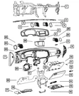 Genuine Mopar Instrument Cluster Bezel 68311025AA. Fixed Price $105.12.
