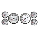 New Vintage 01649-03M Gauge Set, 3-3/8 240 Kph, 2-1/16, White. Fixed Price $912.99.