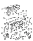 Genuine Mopar Cluster Bezel 1DZ241J8AB. Fixed Price $22.24.