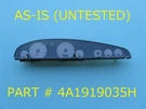 1995 Audi S6 Mph Instrument Speedometer Gauge Cluster Unit Used 4A1919035H. Fixed Price $295.00.
